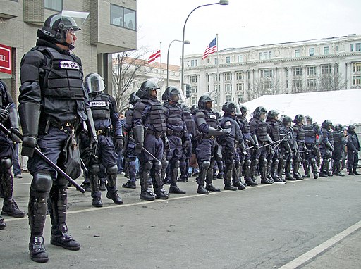 January 20 riot cops D.C.
