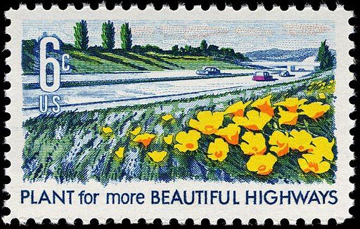 Beautification of America Highways 6c 1969 issue U.S. stamp
