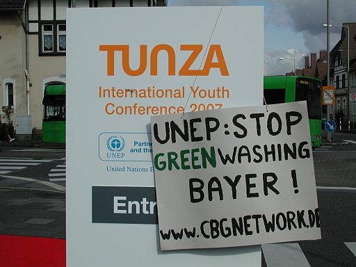 UNEP Stop Greenwashing Bayer
