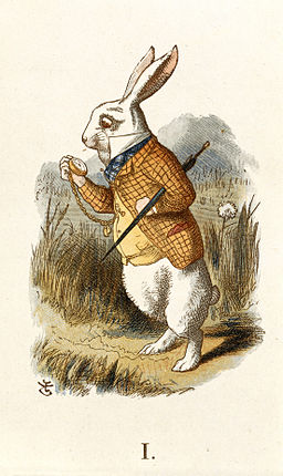 The White Rabbit (Tenniel) - The Nursery Alice (1890) - BL