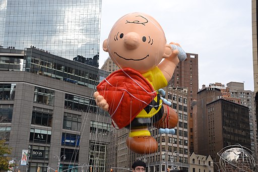 Charlie Brown parade balloon
