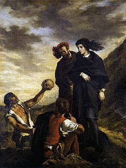 Eugène Delacroix - Hamlet and Horatio in the Graveyard - WGA6199