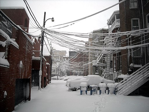 Alley behind Connecticut Avenue, N.W. - Blizzard of 2010