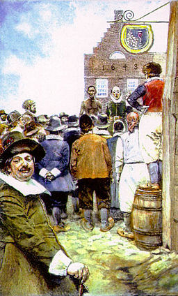 The first slave auction at new amsterdam in 1655