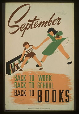 September - back to work - back to school - back to BOOKS LCCN98509757