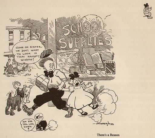 Satterfield cartoon - Back to School (1913)