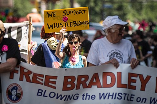 We Support Whistleblowers Free Bradley Manning (Chelsea Manning) Twin Cities Pride Parade (9181428436)