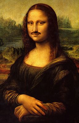 Mona Lisa moustache
