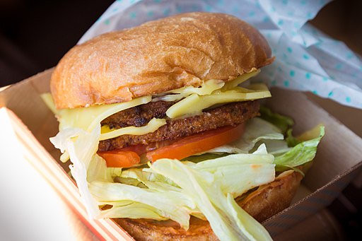 Amy's Drive-Thru Vegan Fast Food Burger (28409157713)