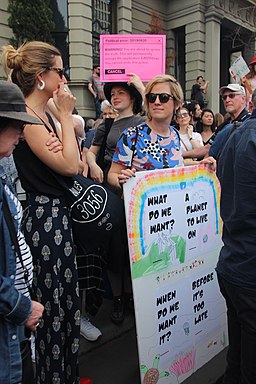What do we want? A planet to live on. -Melbourneclimatestrike IMG 5142 (48764419478)